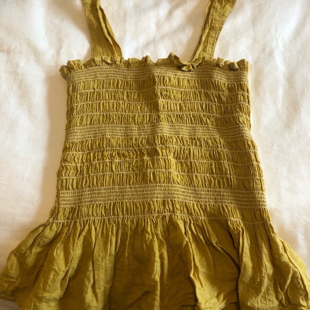 Mustard Yellow Top from Urban Outfitters